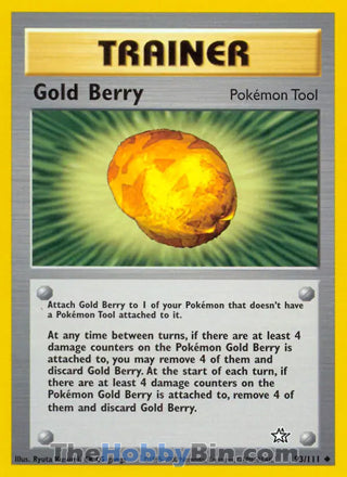 Gold Berry #93/111 Uncommon - Neo Genesis Pokemon card
