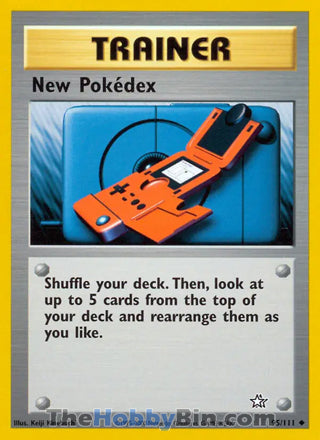 New Pokedex Neo Genesis Unlimited Uncommon #95/111