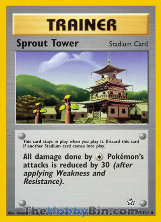 Sprout Tower Neo Genesis Unlimited Uncommon #97/111