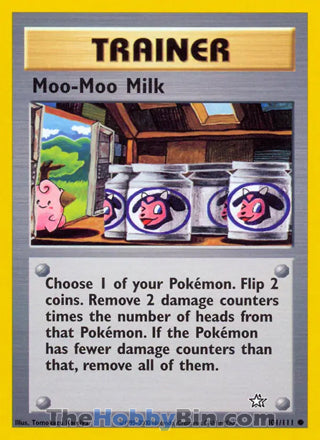 Moo-Moo Milk #101/111 Common - Neo Genesis Pokemon card