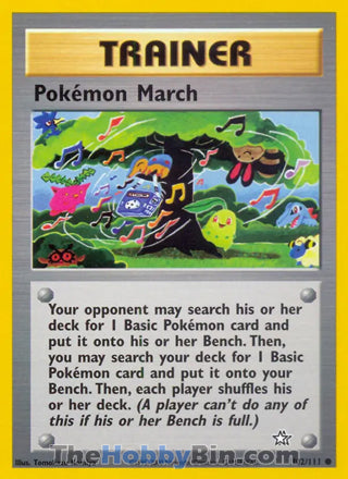 Pokemon March #102/111 Common - Neo Genesis Pokemon card