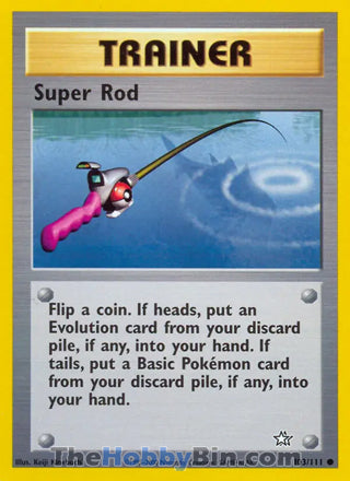 Super Rod Neo Genesis Unlimited Common #103/111