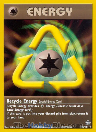 Recycle Energy Neo Genesis Unlimited Rare #105/111