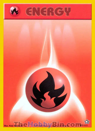 Fire Energy Neo Genesis Unlimited Common #107/111