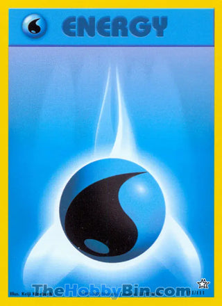 Water Energy #111/111 Common - Neo Genesis Pokemon card