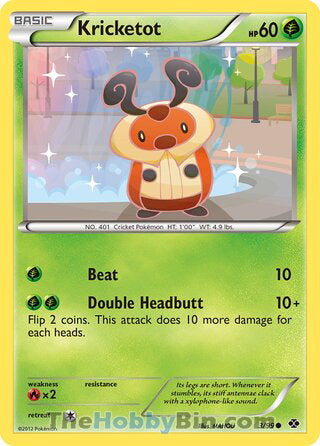 Kricketot #3/99 Common - Next Destinies Pokemon card