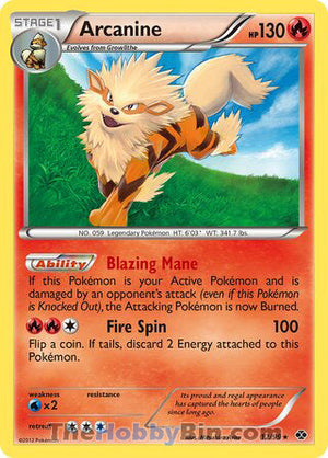 0012 Arcanine Rare Next Destinies