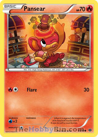 Pansear #15/99 Common - Next Destinies Pokemon card