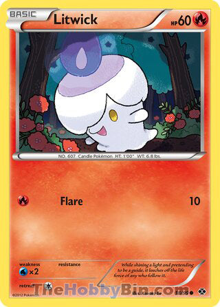 Litwick #18/99 Common - Next Destinies Pokemon card