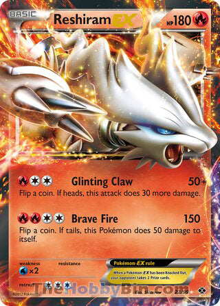 0022 Reshiram EX Ultra Rare Next Destinies