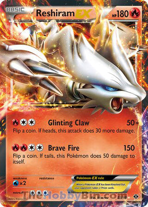 0022 Reshiram EX Ultra Rare Next Destinies