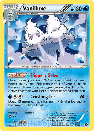 Vanilluxe Next Destinies Holo Rare #33/99