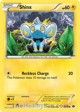 Shinx #43/99 Common - Next Destinies Pokemon card