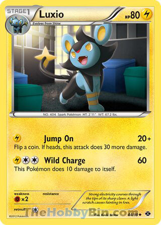 Luxio #44/99 Uncommon - Next Destinies Pokemon card