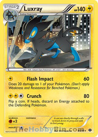 Luxray Next Destinies Holo Rare #46/99