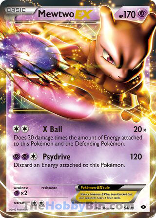 0054 Mewtwo EX Ultra Rare Next Destinies