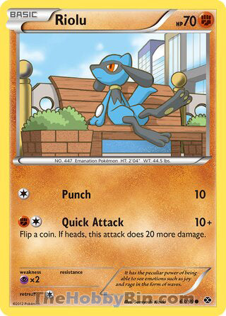 Riolu #63/99 Common - Next Destinies Pokemon card