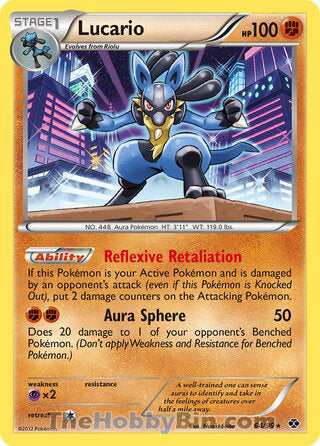 0064 Lucario Holo Rare Next Destinies