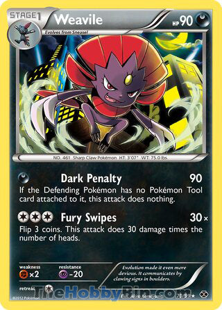 0070 Weavile Rare Next Destinies