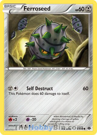 Ferroseed #77/99 Common - Next Destinies Pokemon card