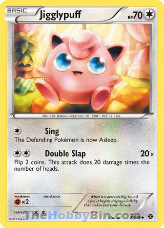 Jigglypuff #78/99 Uncommon - Next Destinies Pokemon card