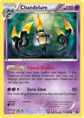 Chandelure Next Destinies Secret Rare #101/99