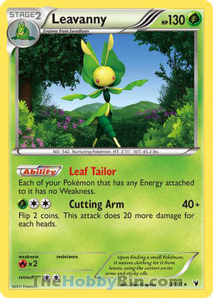 0003 Leavanny Holo Rare Noble Victories