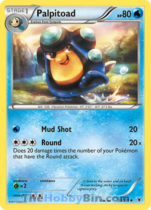 0023 Palpitoad Uncommon Noble Victories