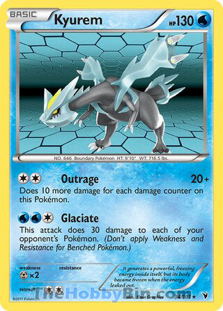 Kyurem Noble Victories Holo Rare #34/101