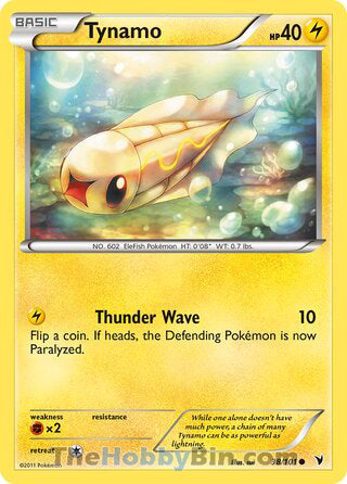 Tynamo #38/101 Common - Noble Victories Pokemon card