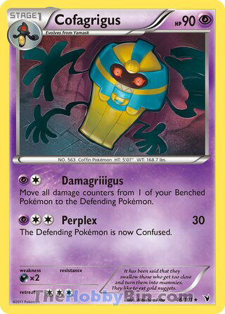 Cofagrigus Noble Victories Rare #46/101