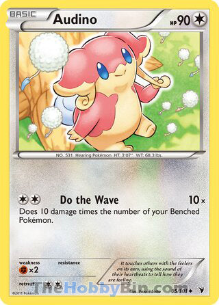 Audino Noble Victories Uncommon #85/101