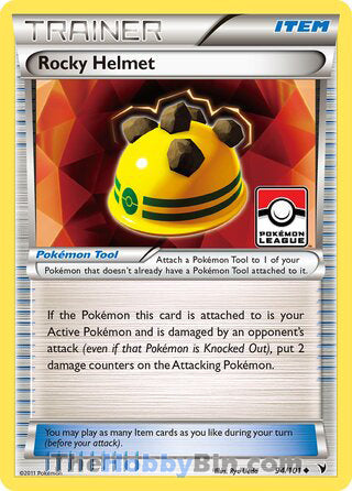 Rocky Helmet #94/101 Uncommon - Noble Victories Pokemon card