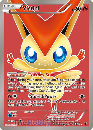 Victini Noble Victories Ultra Rare #98/101