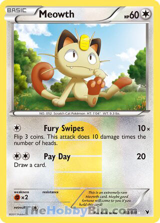Meowth #102 Secret Rare