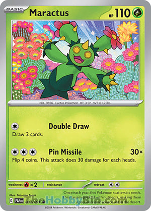 0003 Maractus Common Paldean Fates