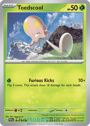0004 Toedscool Common Paldean Fates