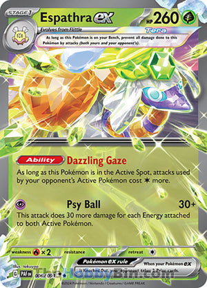 0006 Espathra ex Double Rare Paldean Fates