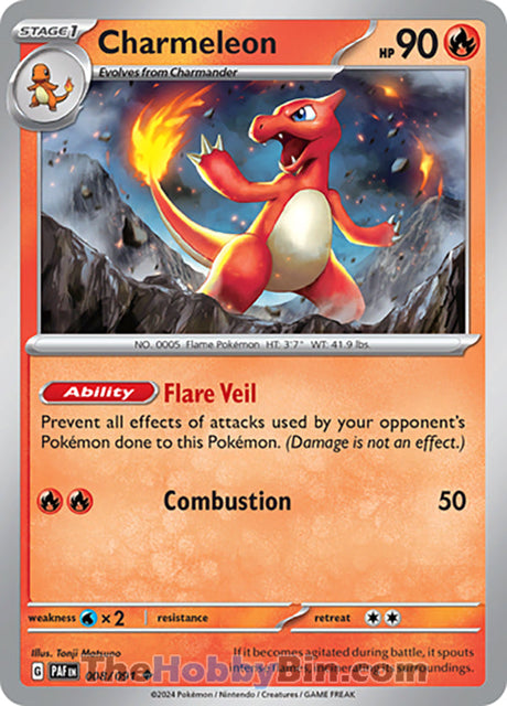 Charmeleon Paldean Fates Uncommon #008/091