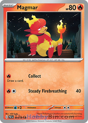 0009 Magmar Common Paldean Fates