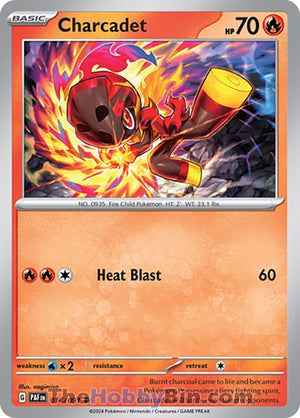 0014 Charcadet Common Paldean Fates