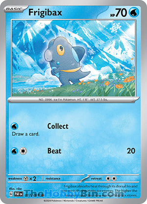 0017 Frigibax Common Paldean Fates