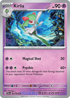 0028 Kirlia Common Paldean Fates