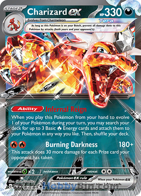 Charizard ex Paldean Fates Double Rare #054/091