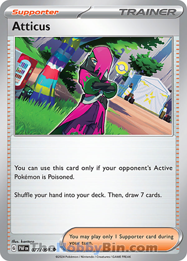 0077 Atticus Uncommon Paldean Fates