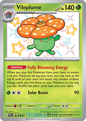 0094 Vileplume Shiny Rare Paldean Fates