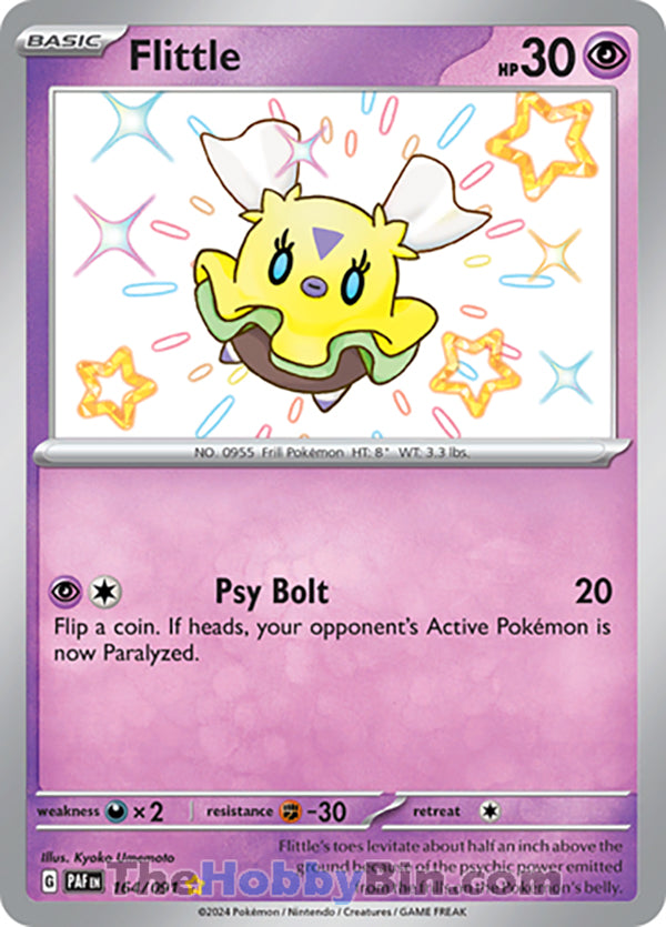 Flittle #164/091 Shiny Rare - Paldean Fates Pokemon card