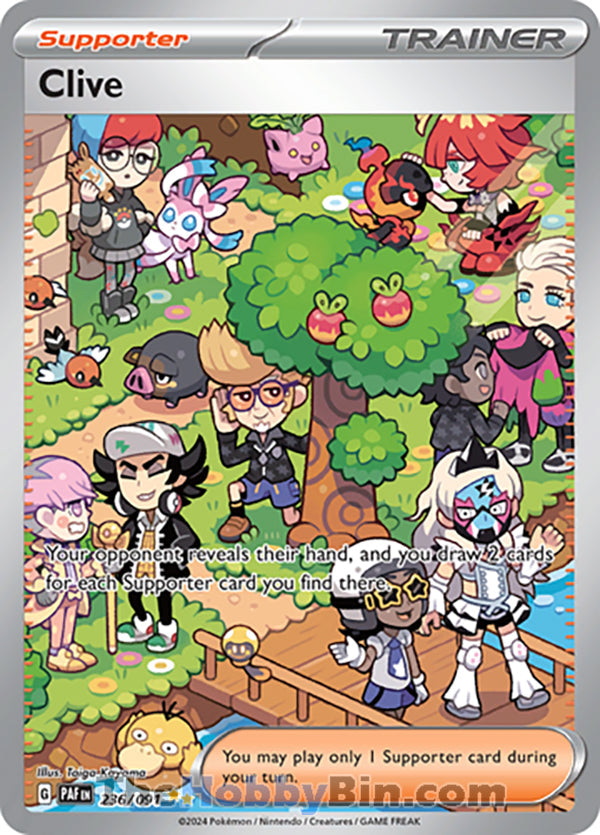 0236 Clive Special Illustration Rare Paldean Fates