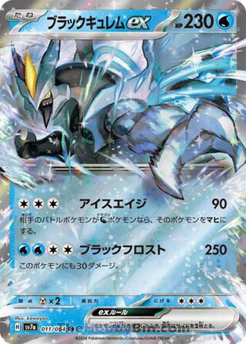 0011 Black Kyurem ex Double Rare Paradise Dragona