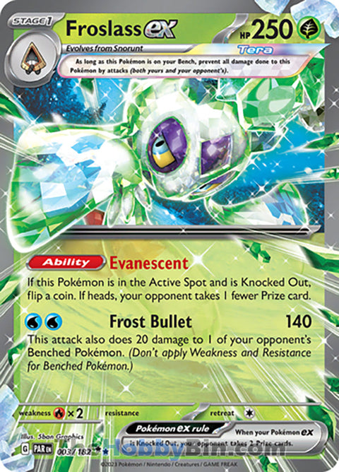 Froslass ex Paradox Rift Double Rare #003/182